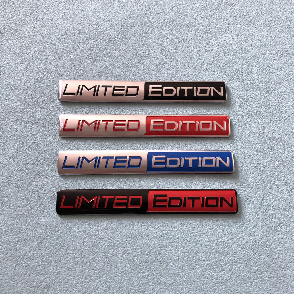 3D Metal Limited Edition Emblem | 2Pcs