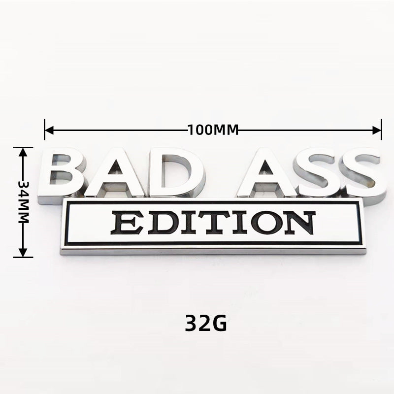 Bad Ass Edition 3D Emblem | 2Pcs