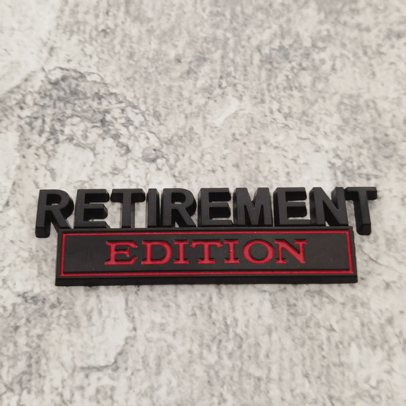 RETIREMENT EDITION Emblems | 2Pcs