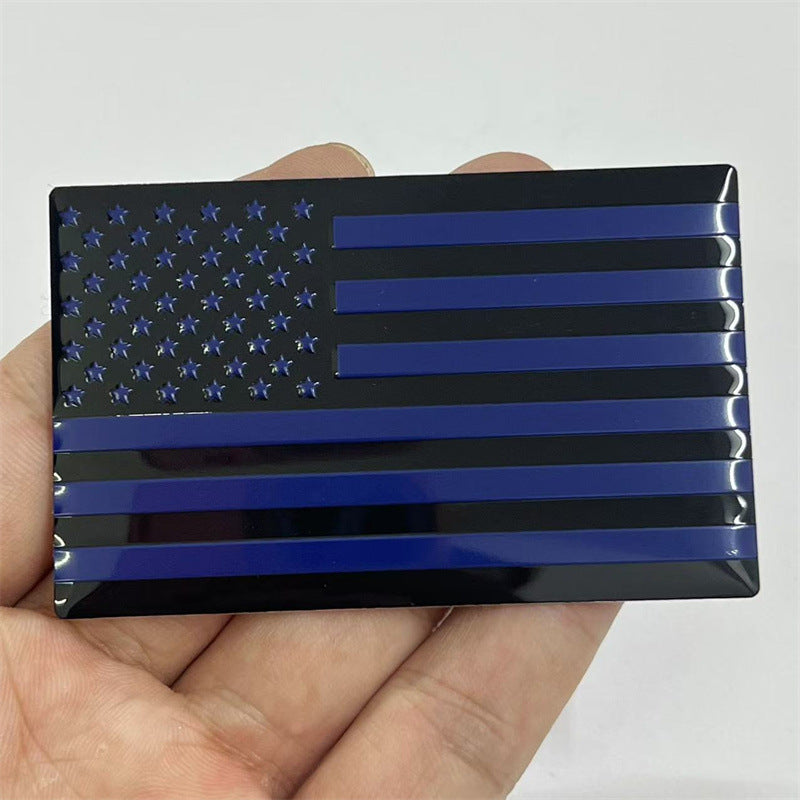 3D Metal American Flag Decal | 2Pcs