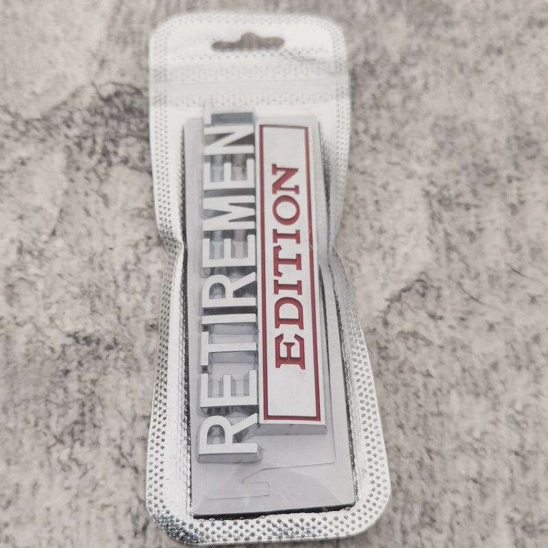 RETIREMENT EDITION Emblems | 2Pcs