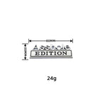 Asshole Edition Badge 3D Emblem | 2Pcs