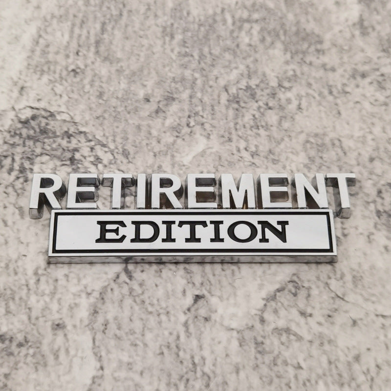 RETIREMENT EDITION Emblems | 2Pcs