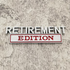 RETIREMENT EDITION Emblems | 2Pcs