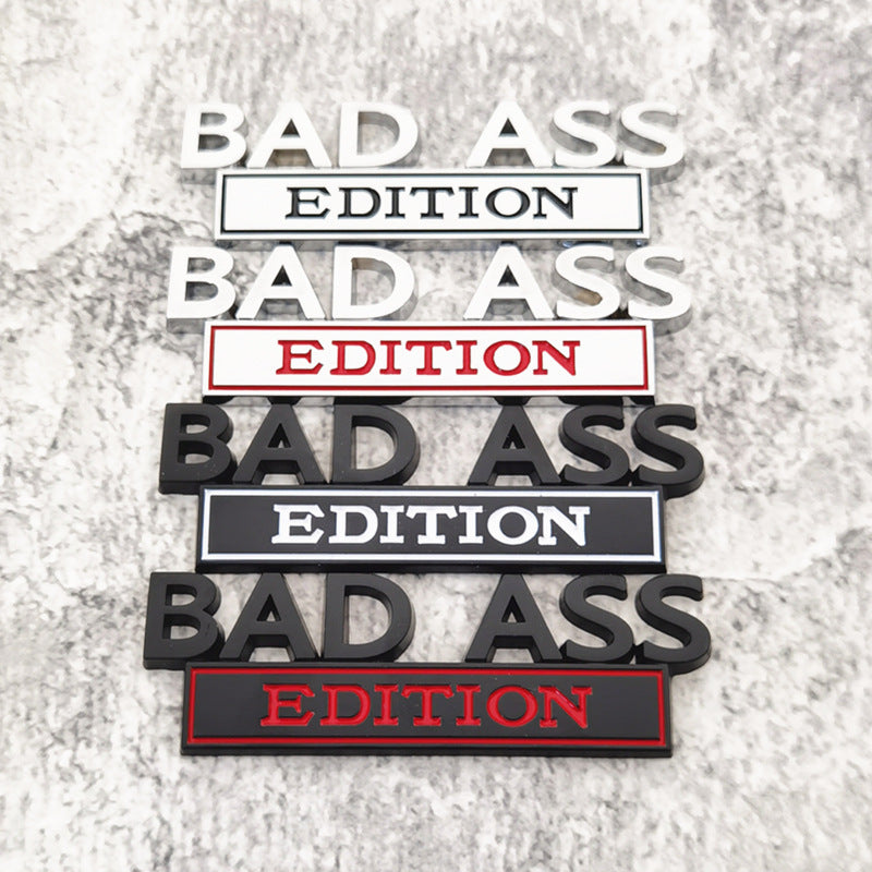 Bad Ass Edition 3D Emblem | 2Pcs
