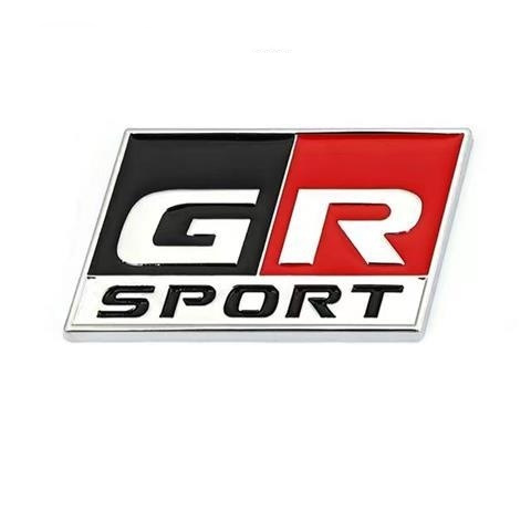 1Pc Toyota Gazoo Racing (GR & GR SPORT) Aluminium Alloy Emblem Badge