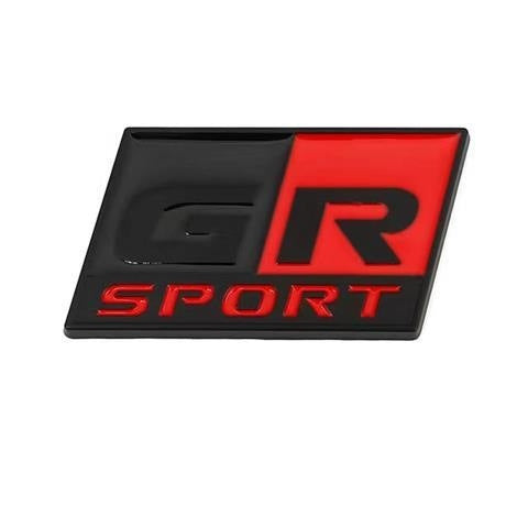 1Pc Toyota Gazoo Racing (GR & GR SPORT) Aluminium Alloy Emblem Badge