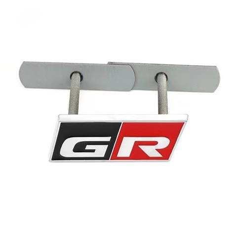 1Pc Toyota Gazoo Racing (GR & GR SPORT) Aluminium Alloy Emblem Badge