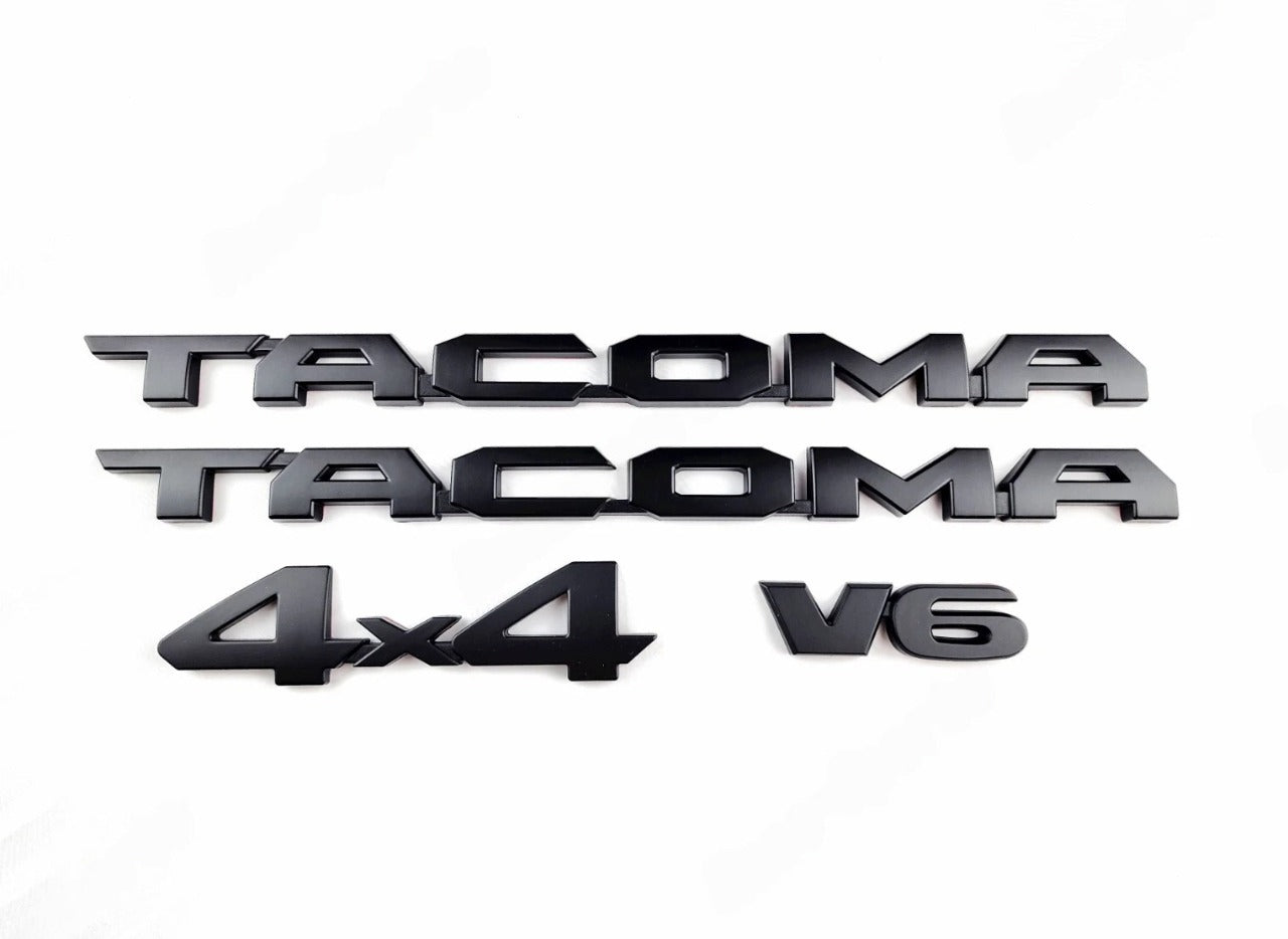 Tacoma Emblem Overlay Badge Set for Toyota Tacoma 2016–2023