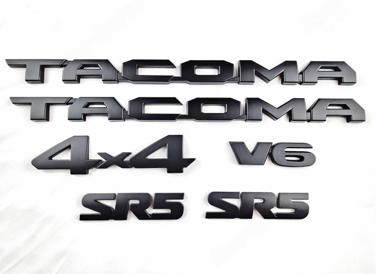 Tacoma Emblem Overlay Badge Set for Toyota Tacoma 2016–2023