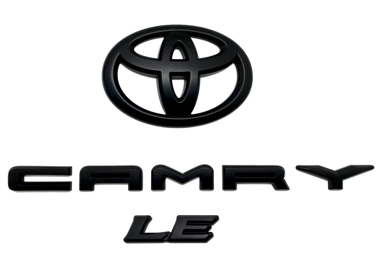 Emblem Overlay Kit for 2018–2024 Toyota Camry | 3Pcs