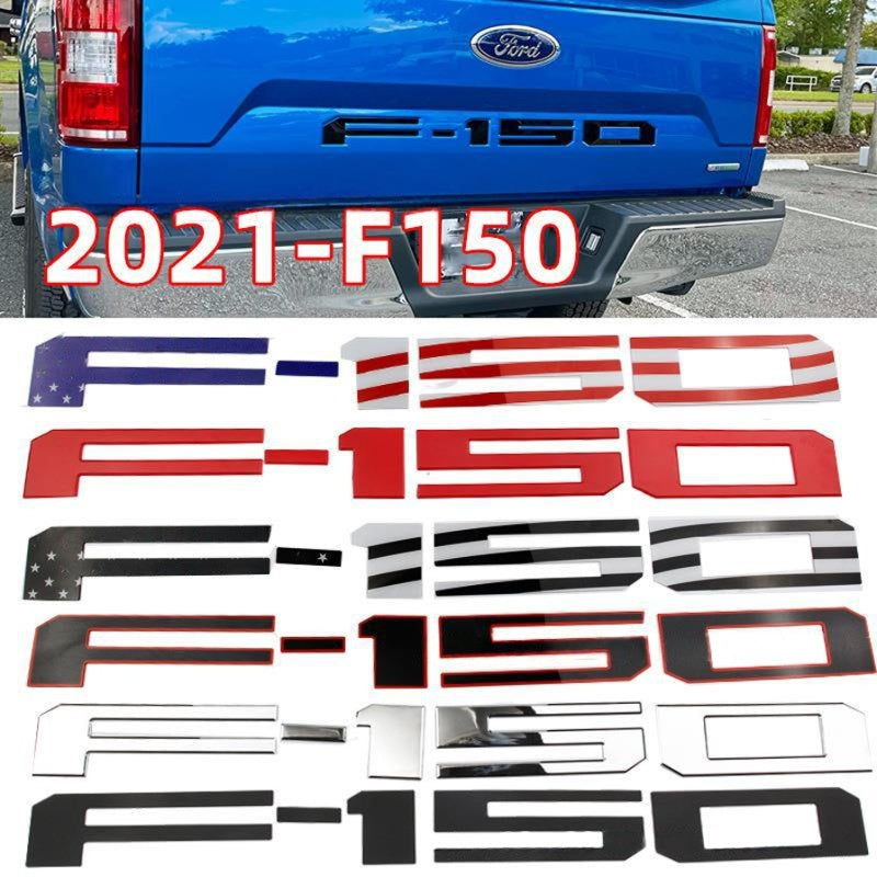 Tailgate Inserts Letters Emblem For 2021-2025 F-150 Truck