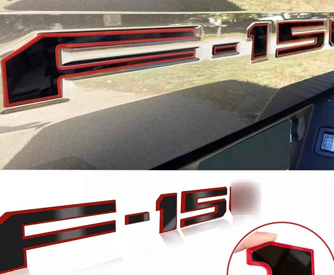Tailgate Inserts Letters Emblem For 2021-2025 F-150 Truck