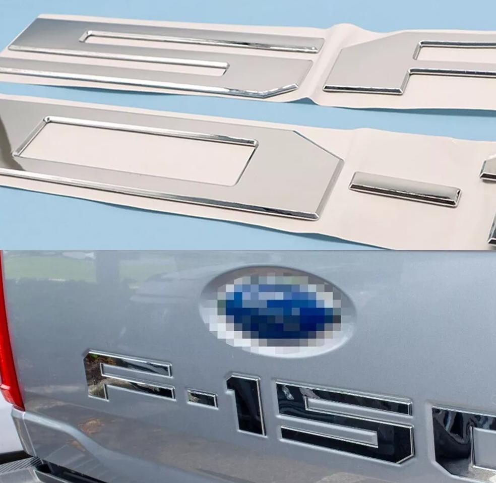 Tailgate Inserts Letters Emblem For 2021-2025 F-150 Truck