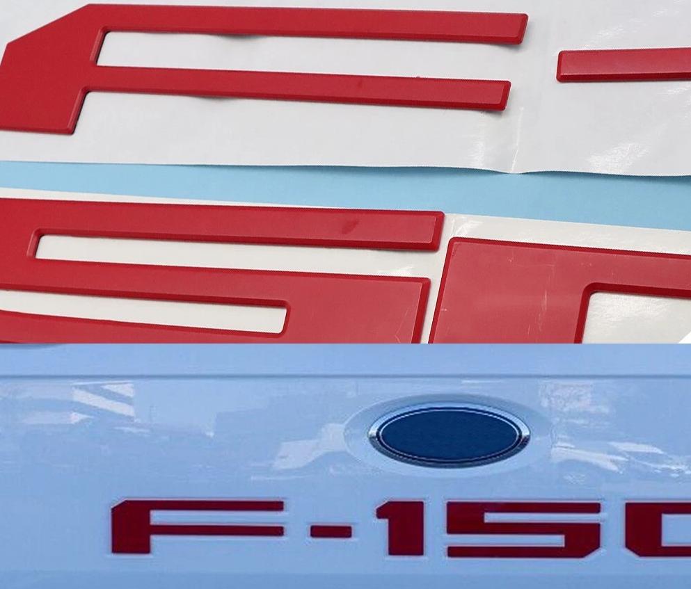 Tailgate Inserts Letters Emblem For 2021-2025 F-150 Truck