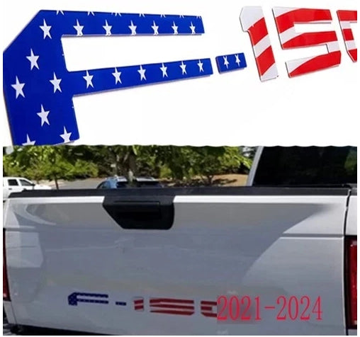 Tailgate Inserts Letters Emblem For 2021-2025 F-150 Truck