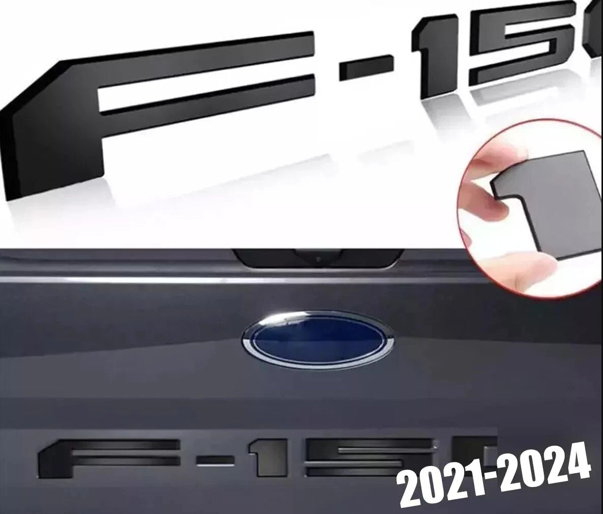 Tailgate Inserts Letters Emblem For 2021-2025 F-150 Truck