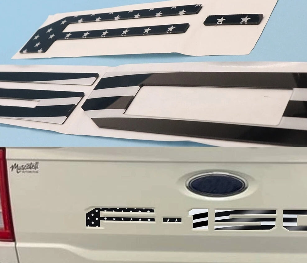 Tailgate Inserts Letters Emblem For 2021-2025 F-150 Truck