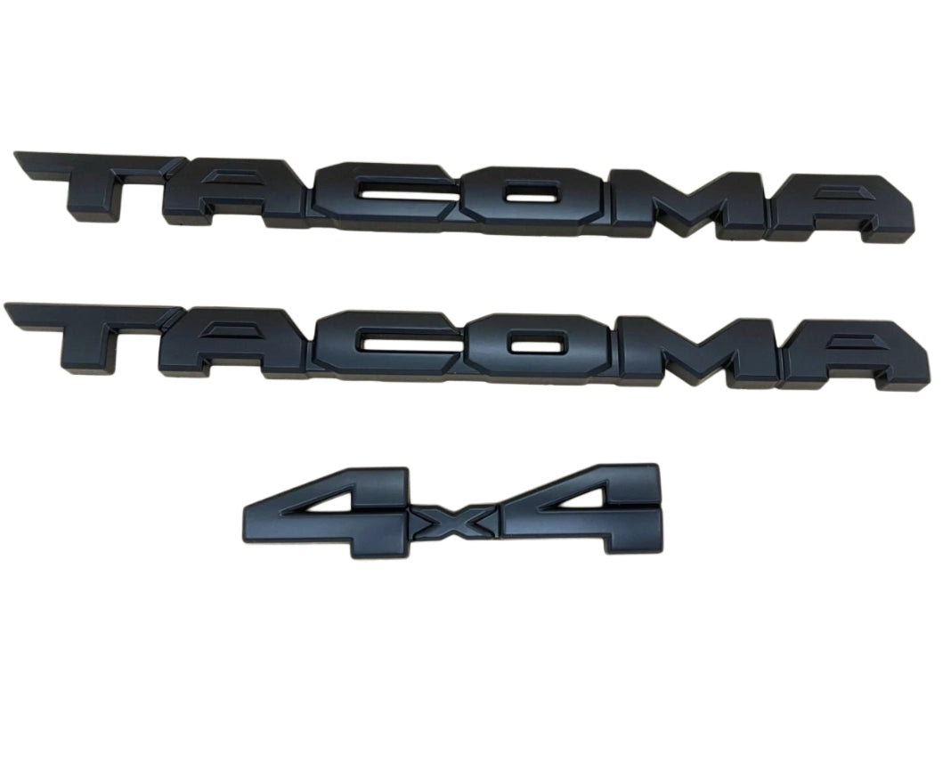 Tacoma Emblem Overlay Badge Set for Toyota Tacoma 2024–2025