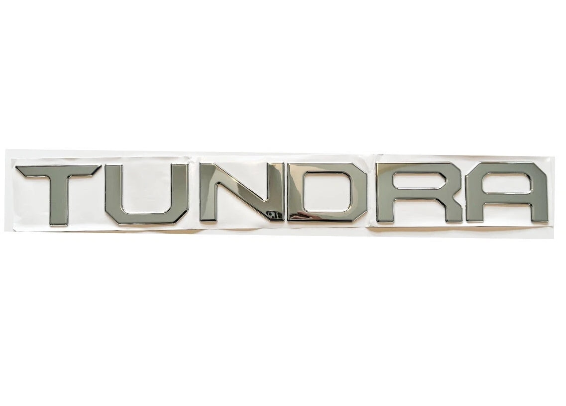 Toyota Tundra Letters Emblem Tailgate Inserts for Tundra 2022-2025