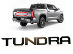 Toyota Tundra Letters Emblem Tailgate Inserts for Tundra 2022-2025
