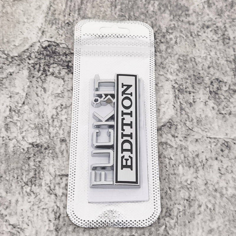 Fuck IT Edition Emblem | 2Pcs