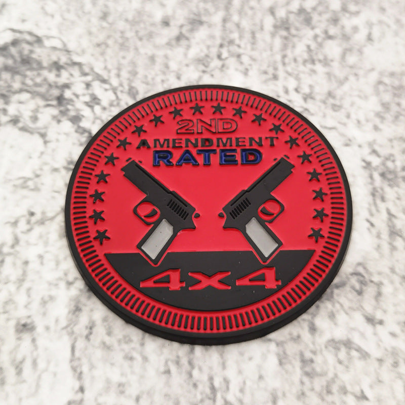 2ND Amendment Rated Emblem | 1Pc