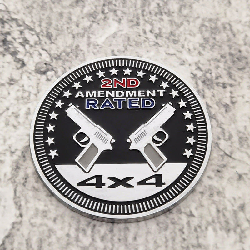 2ND Amendment Rated Emblem | 1Pc