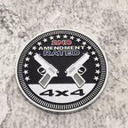 2ND Amendment Rated Emblem | 1Pc