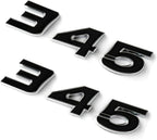 345 Emblems Badge | 2Pcs