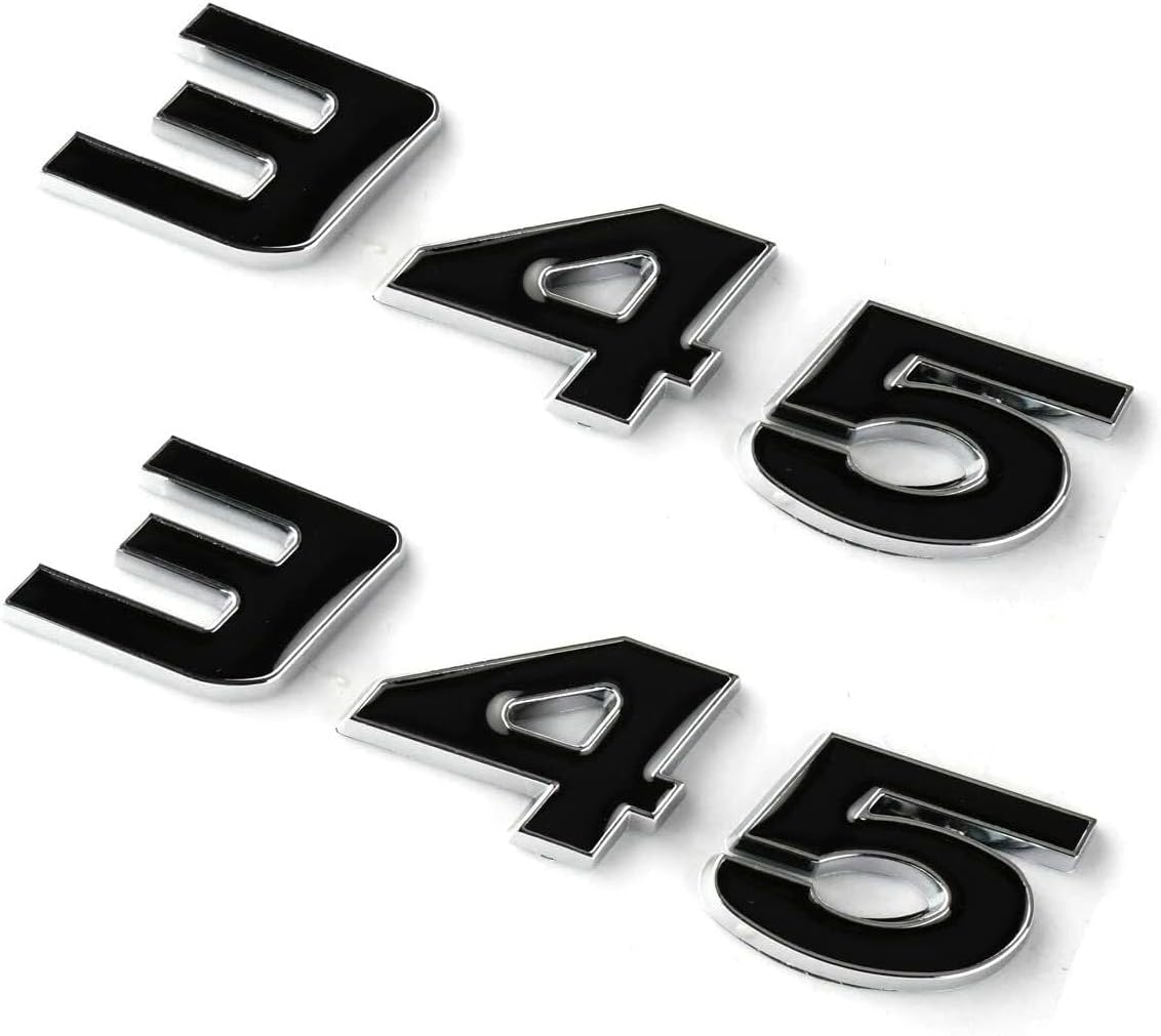 345 Emblems Badge | 2Pcs