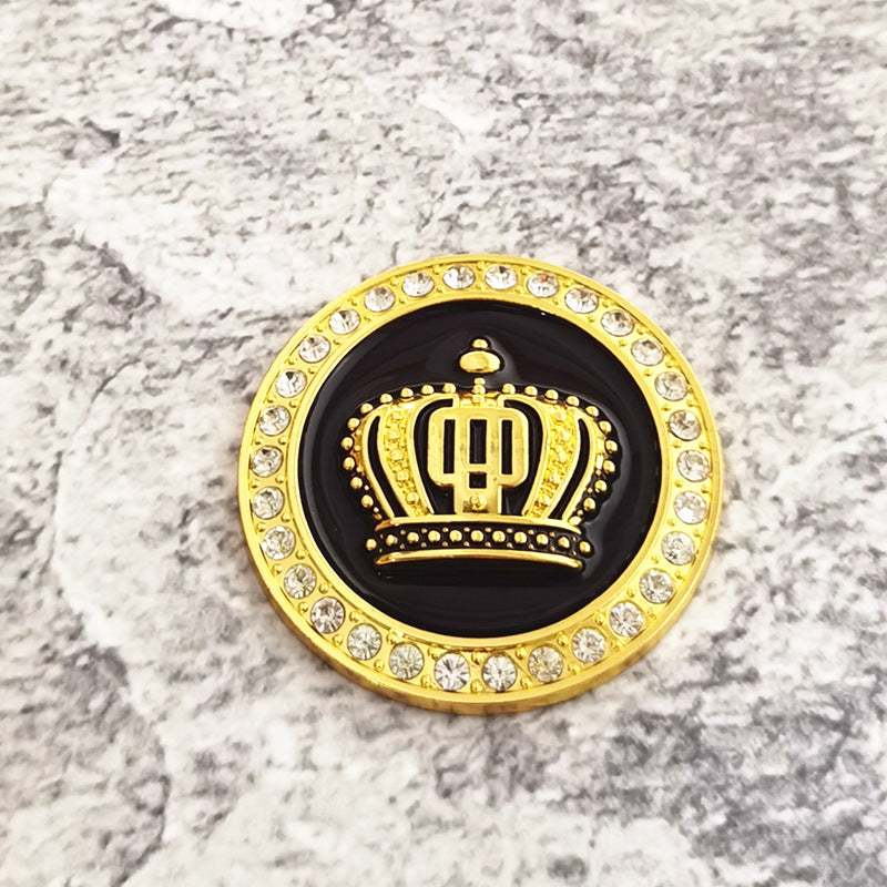 3D Crown Car Emblem | 2Pcs