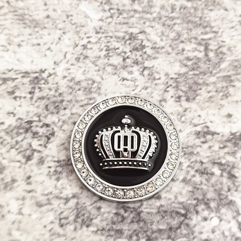 3D Crown Car Emblem | 2Pcs