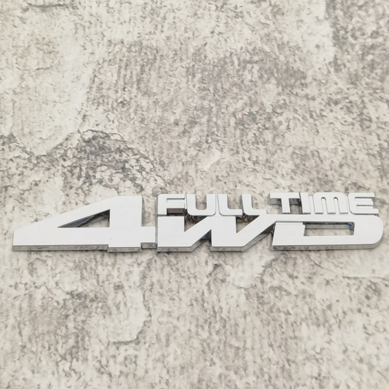 4WD FULL TIME Emblem | 2Pcs