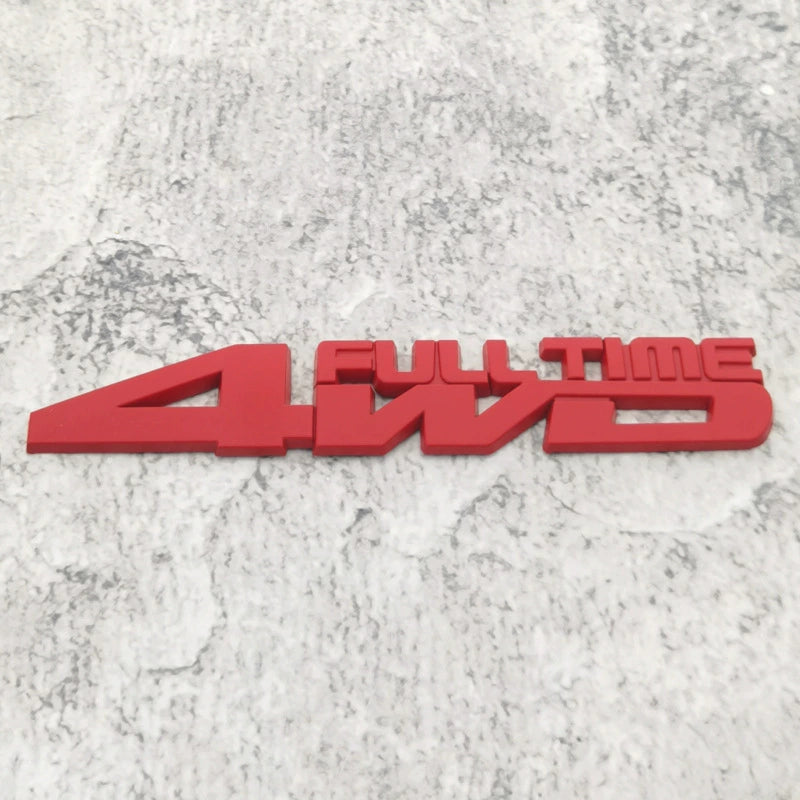 4WD FULL TIME Emblem | 2Pcs