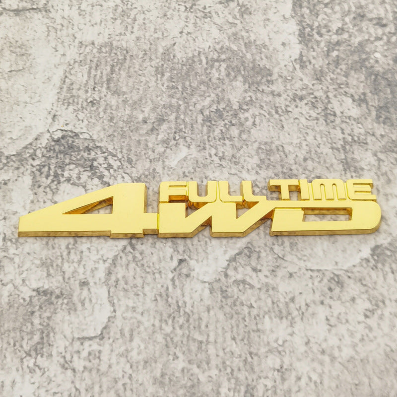 4WD FULL TIME Emblem | 2Pcs