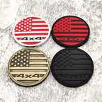 4x4 American Flag Emblems | 2Pcs