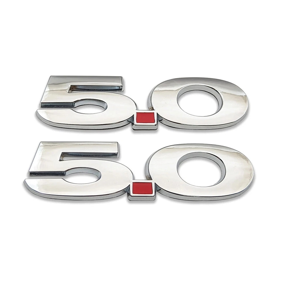 5.0 Emblems | 2Pcs