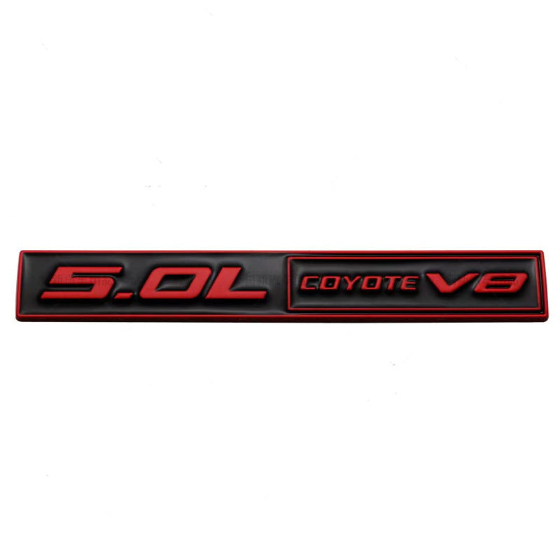 5.0L Coyote V8 Emblems | 2Pcs