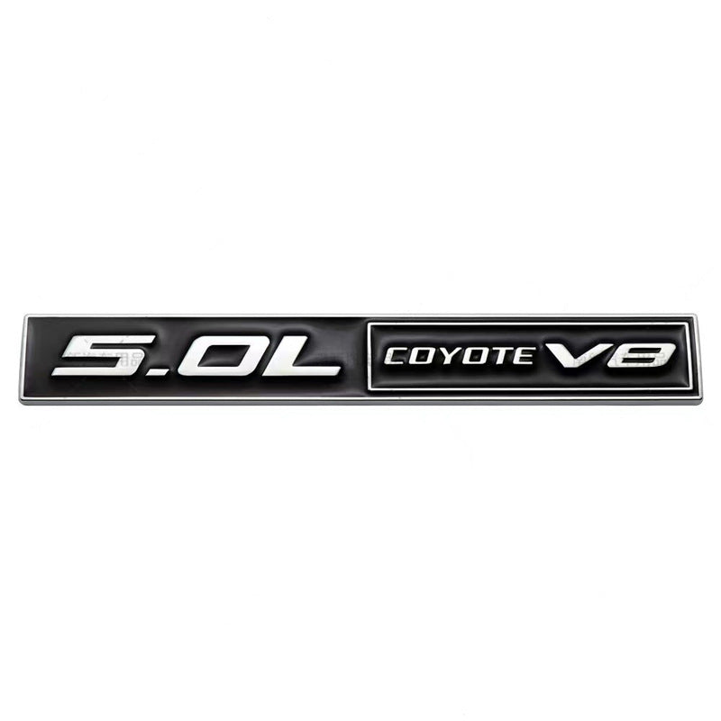 5.0L Coyote V8 Emblems | 2Pcs