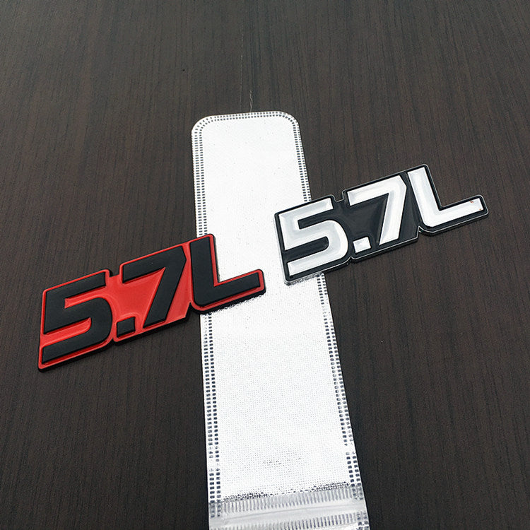 5.7L 6.4L Emblems Badge | 2Pcs