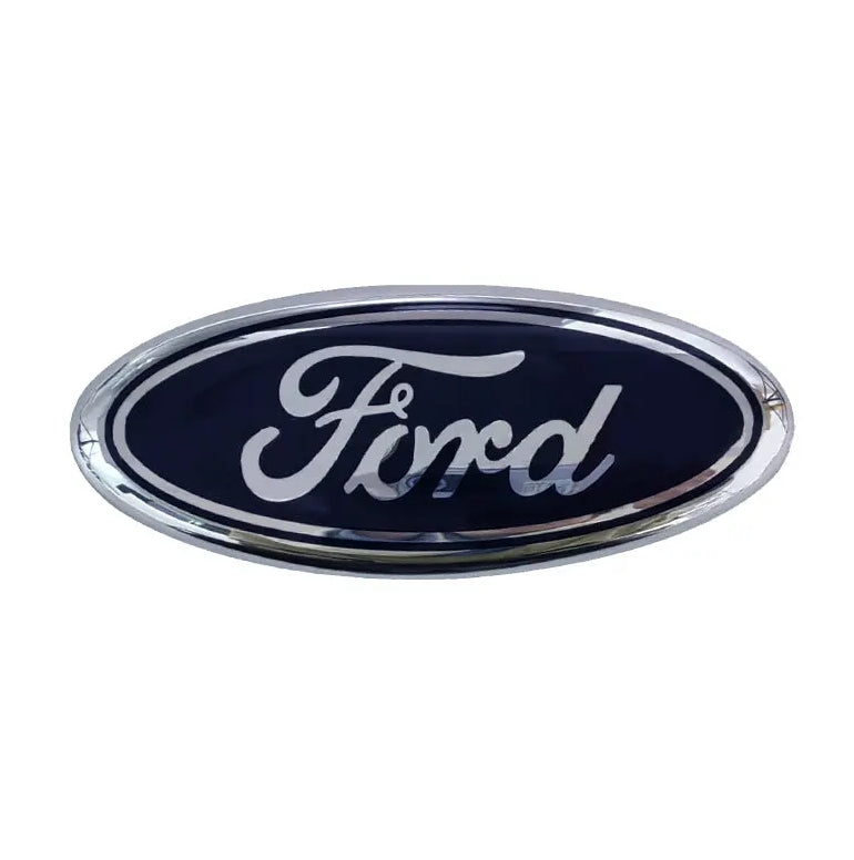 7-Inch Ford Oval Emblem Overlay – ABS Adhesive Badge Cover | 1Pc