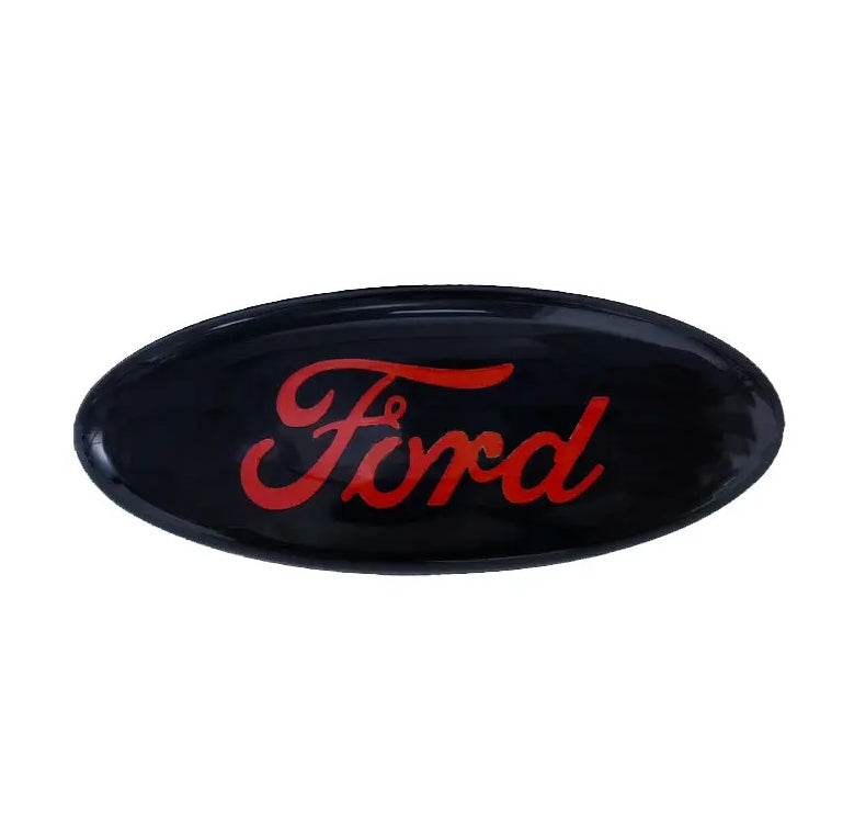 7-Inch Ford Oval Emblem Overlay – ABS Adhesive Badge Cover | 1Pc