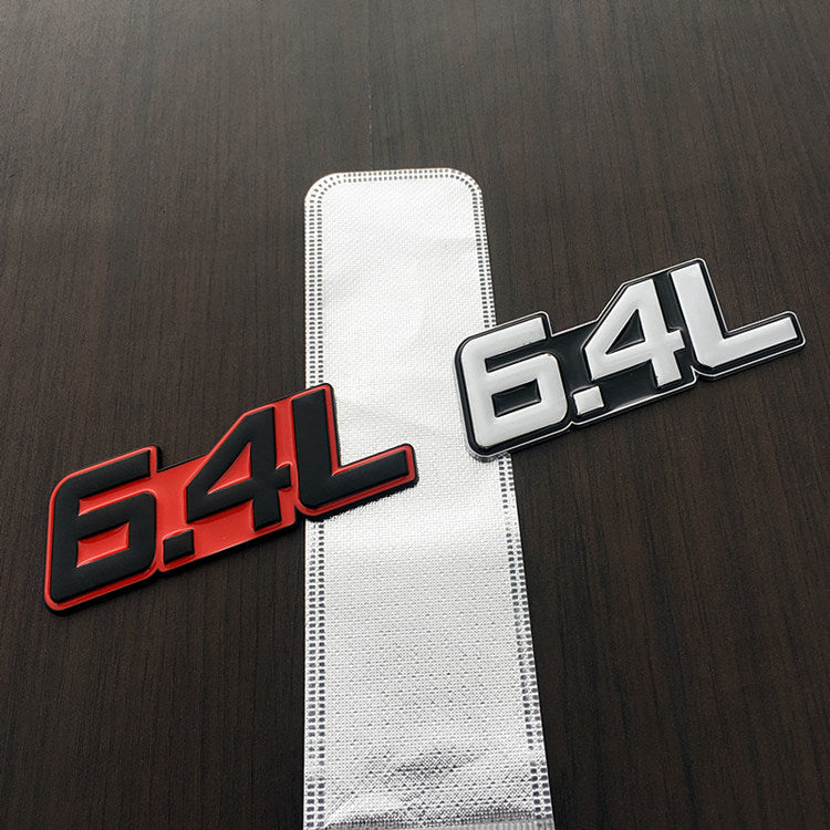 5.7L 6.4L Emblems Badge | 2Pcs