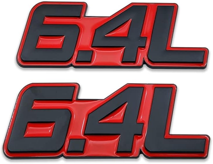5.7L 6.4L Emblems Badge | 2Pcs