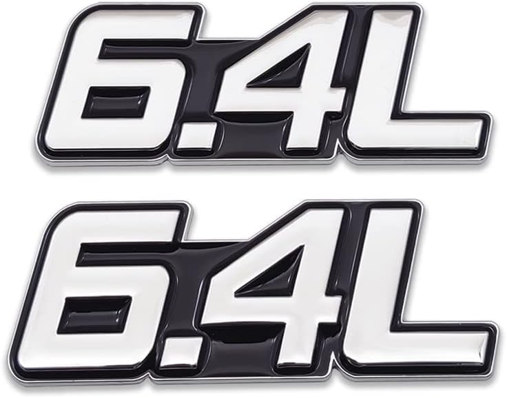 5.7L 6.4L Emblems Badge | 2Pcs