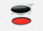 9-Inch Ford Oval Emblem Overlay – ABS Adhesive Badge Cover | 1Pc