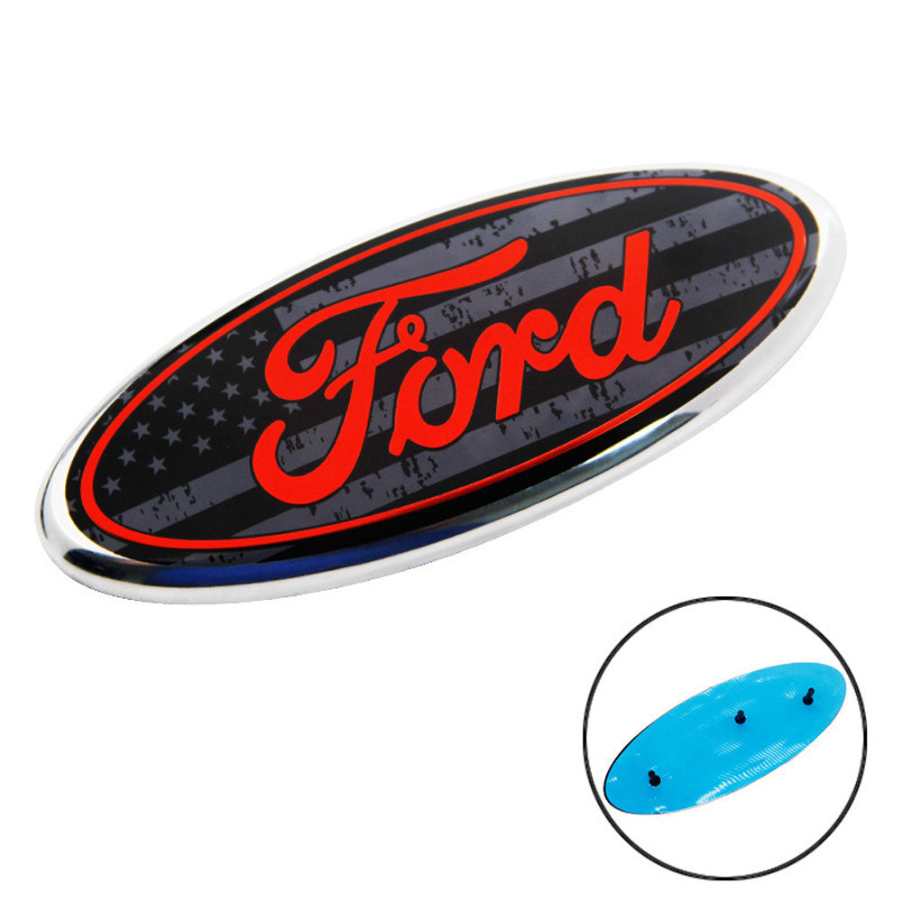 9 Inch Front Rear Emblem for Ford | 1Pc