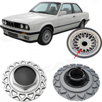 4Pcs BBS 14" Wheel Center Hub Caps STYL.5 for 1984-1991  BMW E30 318i 325e 325i