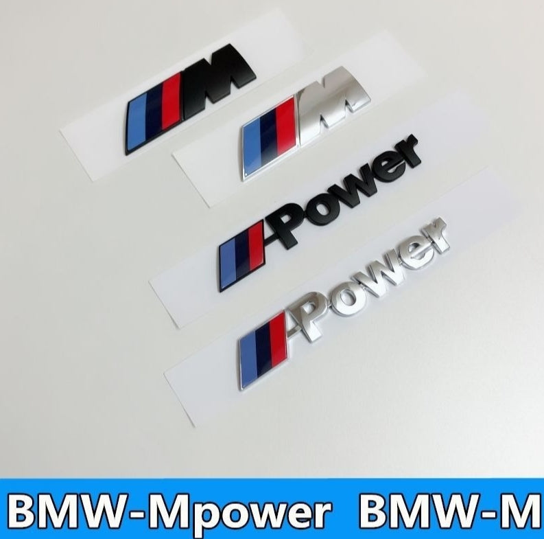 M-Power Sport Logo Emblem Replace Badge for BMW